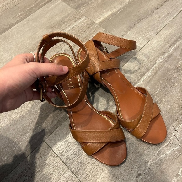Ralph Lauren Brown  High Heels - Picture 1 of 6